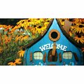 H2H DM 73 Welcome Bird Houses Non Slip Indoor Door Mat, 27 x 18 in. H23370509